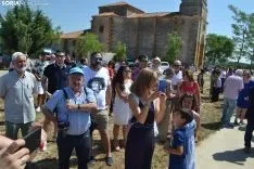 Una imagen de la romería de esta mañana en Cabrejas. /SN