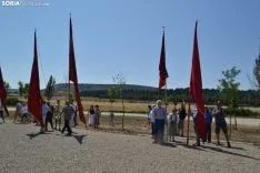 Una imagen de la romería de esta mañana en Cabrejas. /SN