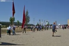 Una imagen de la romería de esta mañana en Cabrejas. /SN