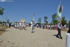 Una imagen de la romería de esta mañana en Cabrejas. /SN