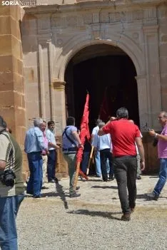 Una imagen de la romería de esta mañana en Cabrejas. /SN