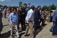 Una imagen de la romería de esta mañana en Cabrejas. /SN