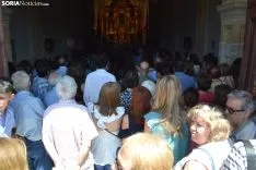 Una imagen de la romería de esta mañana en Cabrejas. /SN