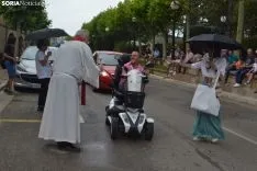 Una imagen de San Cristóbal en la capital. /SN