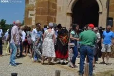 Una imagen de la romería de esta mañana en Cabrejas. /SN