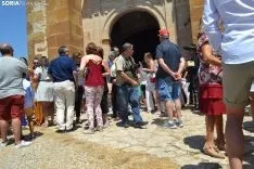 Una imagen de la romería de esta mañana en Cabrejas. /SN