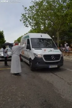 Una imagen de San Cristóbal en la capital. /SN