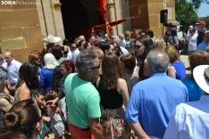 Una imagen de la romería de esta mañana en Cabrejas. /SN