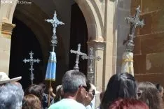 Una imagen de la romería de esta mañana en Cabrejas. /SN