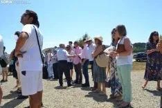 Una imagen de la romería de esta mañana en Cabrejas. /SN