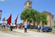 Una imagen de la romería de esta mañana en Cabrejas. /SN