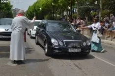 Una imagen de San Cristóbal en la capital. /SN