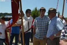 Una imagen de la romería de esta mañana en Cabrejas. /SN