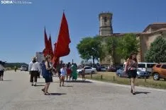 Una imagen de la romería de esta mañana en Cabrejas. /SN