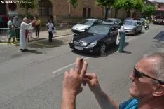 Una imagen de San Cristóbal en la capital. /SN