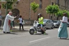 Una imagen de San Cristóbal en la capital. /SN