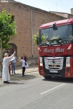 Una imagen de San Cristóbal en la capital. /SN