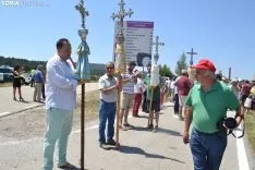 Una imagen de la romería de esta mañana en Cabrejas. /SN