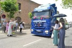 Una imagen de San Cristóbal en la capital. /SN