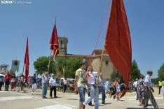 Una imagen de la romería de esta mañana en Cabrejas. /SN