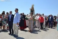 Una imagen de la romería de esta mañana en Cabrejas. /SN
