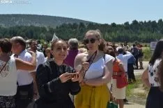 Una imagen de la romería de esta mañana en Cabrejas. /SN