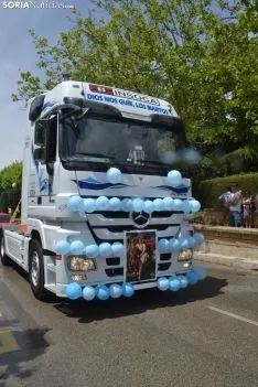Una imagen de San Cristóbal en la capital. /SN