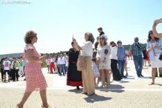 Una imagen de la romería de esta mañana en Cabrejas. /SN