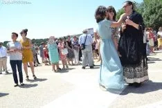 Una imagen de la romería de esta mañana en Cabrejas. /SN