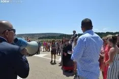 Una imagen de la romería de esta mañana en Cabrejas. /SN