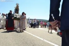 Una imagen de la romería de esta mañana en Cabrejas. /SN