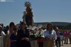 Una imagen de la romería de esta mañana en Cabrejas. /SN