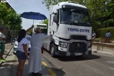 Una imagen de San Cristóbal en la capital. /SN