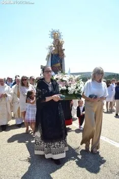 Una imagen de la romería de esta mañana en Cabrejas. /SN