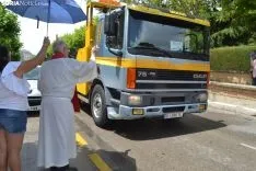 Una imagen de San Cristóbal en la capital. /SN