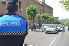 Una imagen de San Cristóbal en la capital. /SN