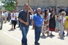 Una imagen de la romería de esta mañana en Cabrejas. /SN