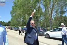 Una imagen de la romería de esta mañana en Cabrejas. /SN