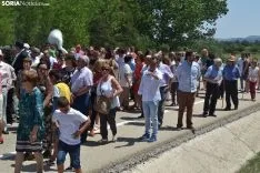 Una imagen de la romería de esta mañana en Cabrejas. /SN