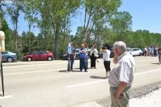 Una imagen de la romería de esta mañana en Cabrejas. /SN
