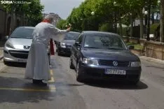 Una imagen de San Cristóbal en la capital. /SN