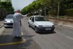 Una imagen de San Cristóbal en la capital. /SN