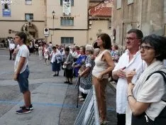 Una imagen de la procesión este martes. /SN