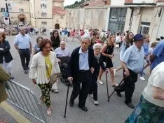 Una imagen de la procesión este martes. /SN