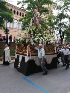 Una imagen de la procesión este martes. /SN