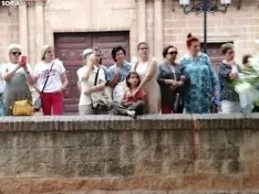 Una imagen de la procesión este martes. /SN