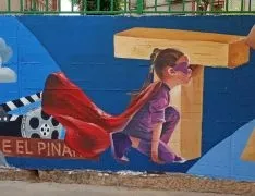 Foto 5 - Tardelcuende tambi&eacute;n se suma a los murales urbanos