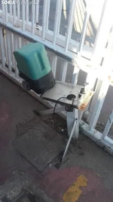 Desperfectos ocasionados por los ladrones. /SN