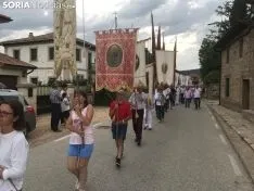 Celebración de la Virgen del Castillo en El Royo. 