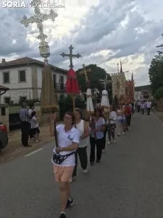 Celebración de la Virgen del Castillo en El Royo. 